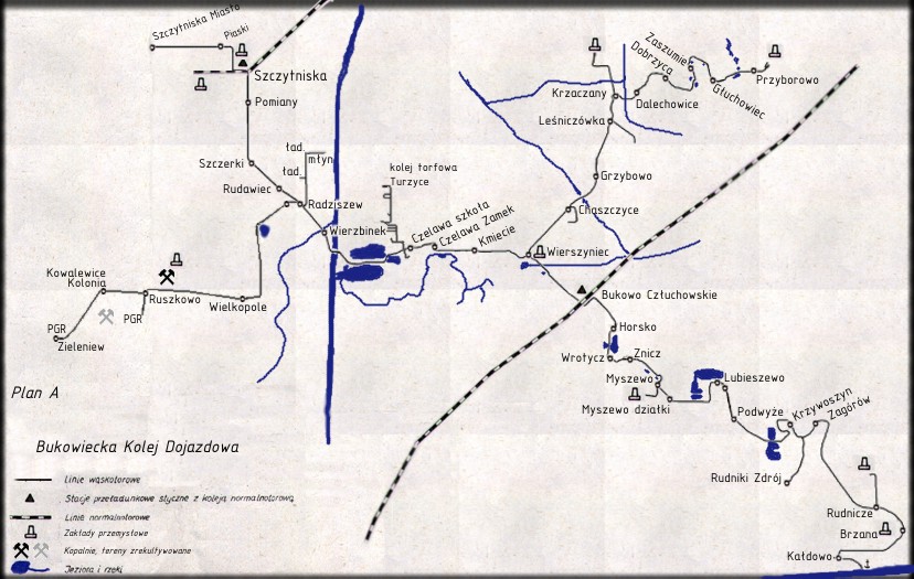 Mapa sieci BKD